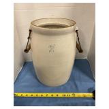 2 gallon crock with wood handles