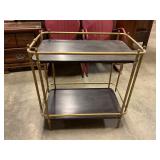 Metal and wood shelf 29ï¿½ x 18ï¿½ x 30ï¿½ tall