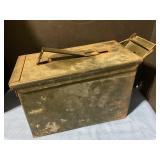 Ammo box with assorted miscellaneous