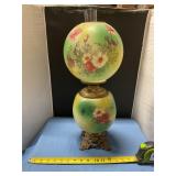 Decorative glass, electric lamp needs cord