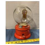 Antique glass top gumball machine
