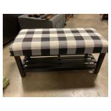 Bench with slatted shelf 16ï¿½T 37ï¿½ L x 17ï¿½W