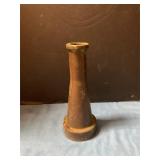 Vintage fire hose nozzle