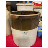 5 gallon crock with handles,no ship