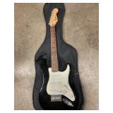 Electric guitar by Fender (Squier Mini) with case