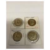 1967 and 1968 Kennedy, half dollars
