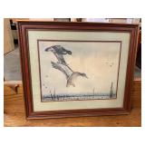Duck print 26ï¿½ x 23ï¿½