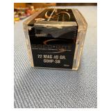 Speer 22mag 40 gr 50 rds
