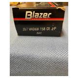 Blazer 357 magnum 158gr 50rds