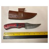 Damascus knife W/Sheath
