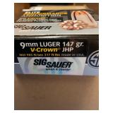 Sig Sauer 9mm Luger 147gr 20 rds