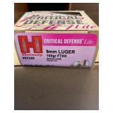 Hornady 9mm Luger 100gr 25rds