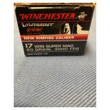 Winchester 17win super mag 20gr 50 rds