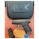 Glock 43 Pistol 9x19 2mags &case