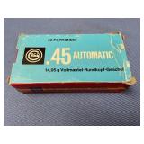 Greco 45 automatic 231gr 50 rds