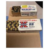 Winchester 22LR 50 rds / 22 wildcat 40 rds