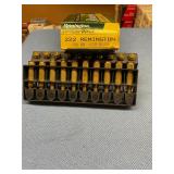 222 Remington10rds & 10 empty casings