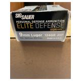 Sig Sauer 9mm Luger 124gr 20 rds