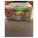 Hornady 32auto 60gr 25rds