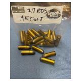 45 Colt Ammo 27 rds
