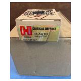Hornady 45auto 185gr 20rds