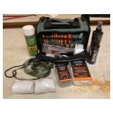 Gun cleaning bag with accessories