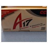 CCI A17 Rifle  200 rds
