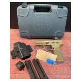 Sig Sauer P322 Pistol 22LR 2mags,holster,case