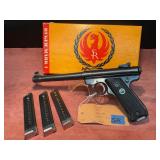 Ruger MK I Pistol 22cal 4magazines IOB