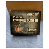 Liberty 45ACP +P 78gr 20 rds