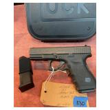 Glock 25 Pistol 380 2mags & Case