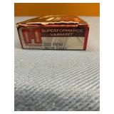 Hornady 222rem 50gr 19 rds