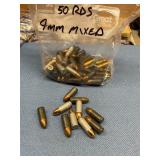 9mm mixed ammo 50 rds