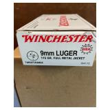 Winchester 9mm 115gr FMJ 50 rds