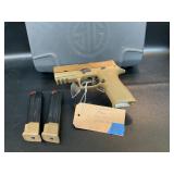 Sig Sauer p320 9x19 pis. In case, 2 mags