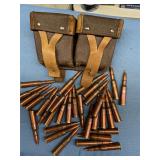 7.62x54 Russian Ammo& pouch 32 rds
