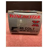 Winchester 45colt 225gr silvertip HP 20 rds