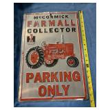McCormick Farmall Advertising tin sign