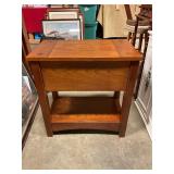 Side table wood 22ï¿½L x 13ï¿½ W x 23ï¿½ T