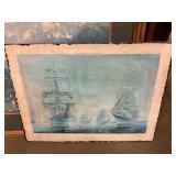 Gathering of ships wall decor 28ï¿½ x 21ï¿½