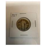 Standing Liberty Silver Quarter 1927