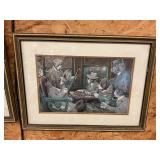 Dogs playing poker 19ï¿½ x 15ï¿½