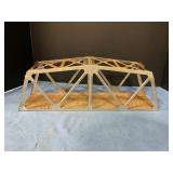 Vintage metal railroad bridge