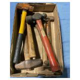 Assorted hammers