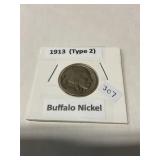 Buffalo Nickel 1913 ( Type 2)
