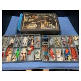 Star Wars case with star war figures