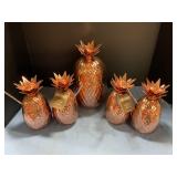 Pineapple cocktail shaker & tumbler  set
