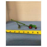 Oliver 77 tractor with John Deere grain auger