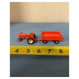 Allis Chalmers D 15 tractor with wagon