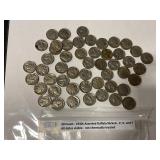 Assorted Dates (1930ï¿½s) Buffalo Nickels( 40 total)